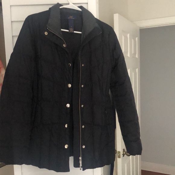 Brooks brothers black down jacket size 8 - Picture 5 of 7